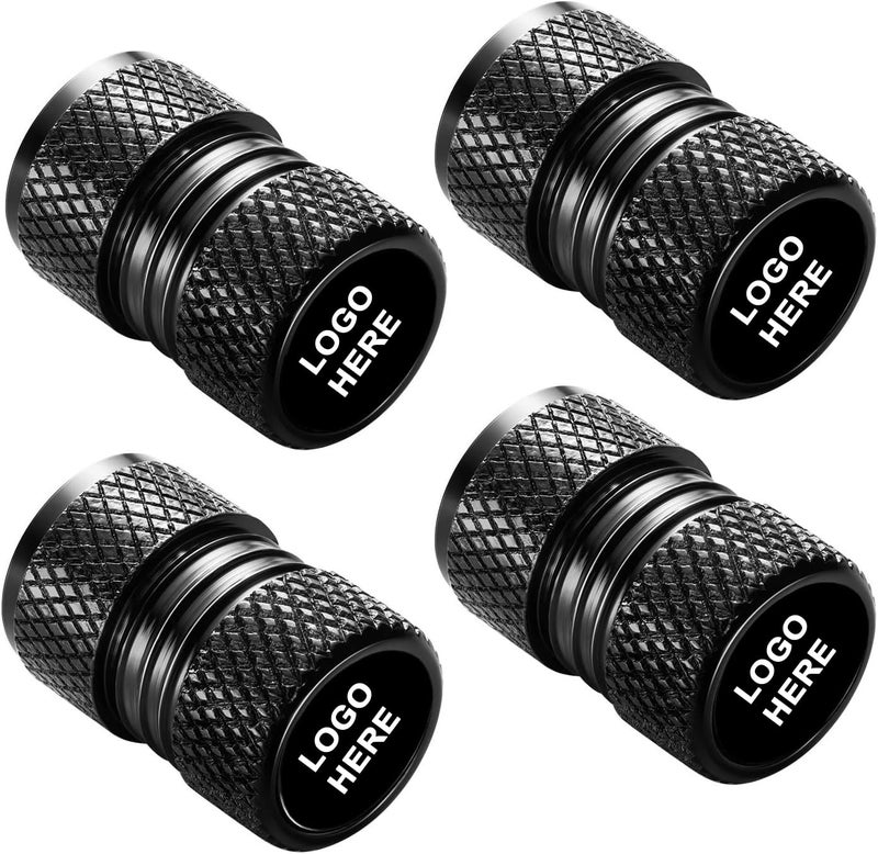 Greenworld Luxurious Metal Car Tyre Valve Cap Air Cap Car Tyre Valve Stem Cap Air Covers with Logo (Design NO 1) - Image 3