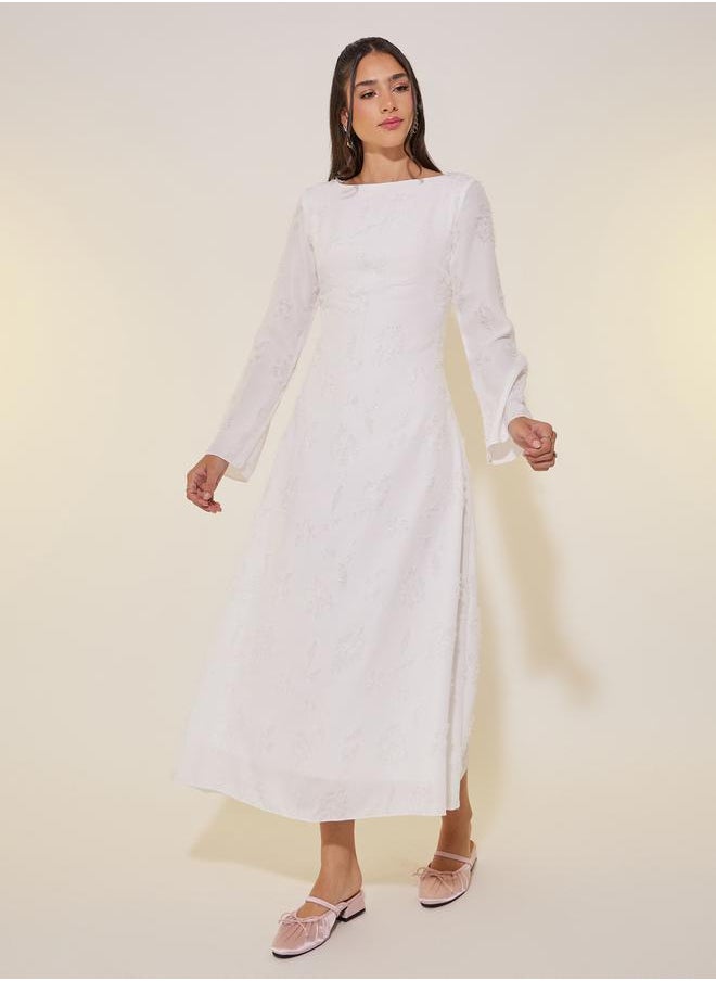 Take Two Embroidered Long Sleeve Dress  - Image 2