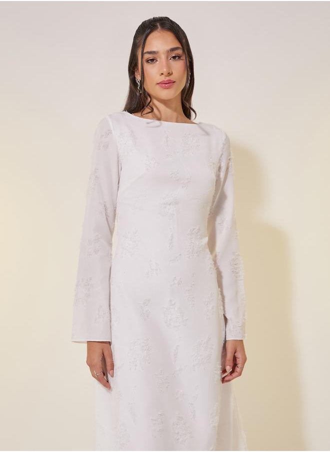 Take Two Embroidered Long Sleeve Dress  - Image 3