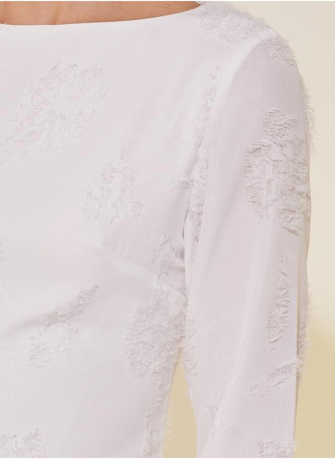Take Two Embroidered Long Sleeve Dress  - Image 4