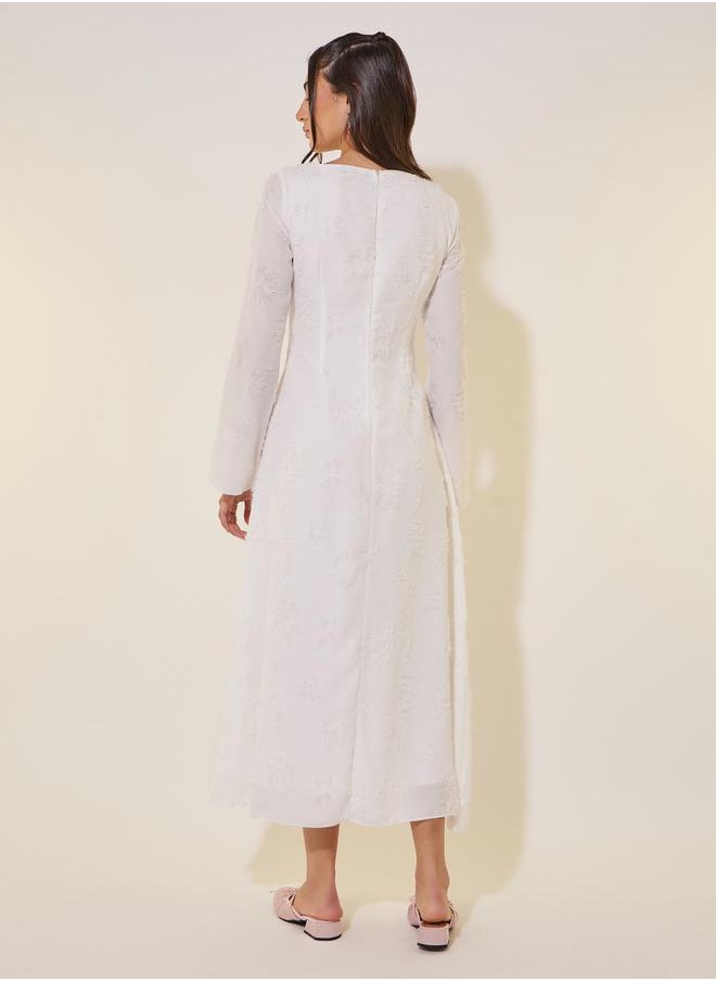 Take Two Embroidered Long Sleeve Dress  - Image 5