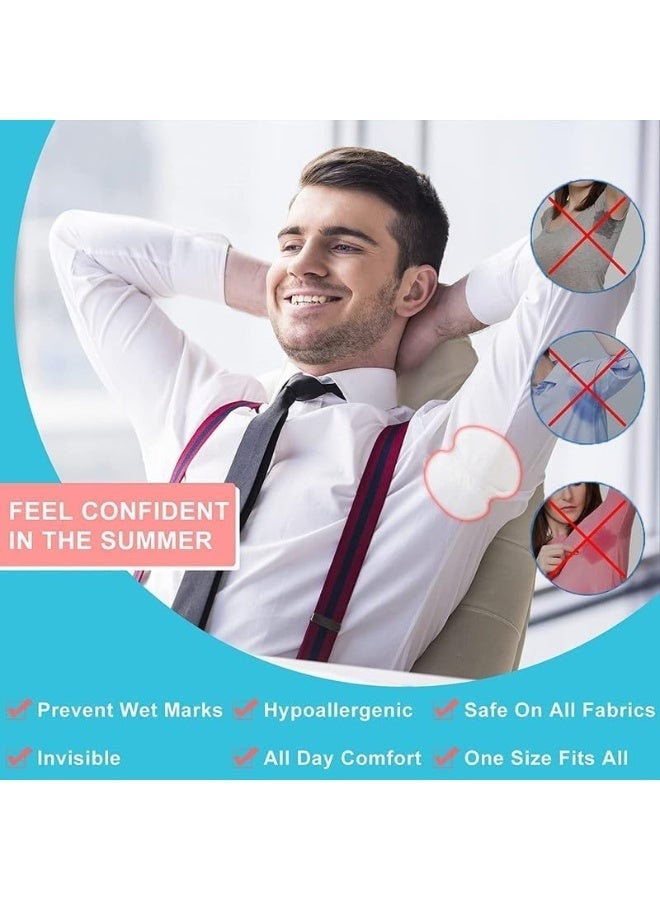 MUMO 50pcs Armpit Sweat Pads,best for Summer,Underarm Sweat Pads , Premium Quality, Absorbent Dress Shields, Armpit Guards,Disposable Sweat Pads,Underarm Shields,Adhesive Armpit, Invisible for Women and Men - Image 5