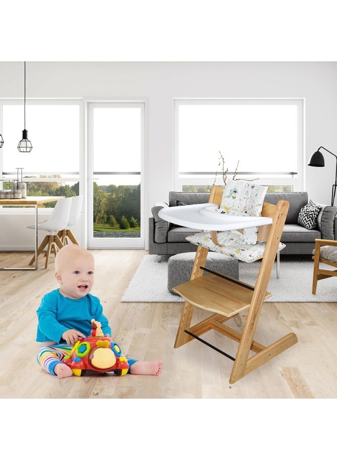 LLHQAMT for Tripp Trapp High Chair Cushion, Soft and Comfortable for Tripp Trapp High Chair Cushion, for Tripp Trapp Cushion Set Makes It Safer and More Comfortable for Baby to Sit On (Fairy Forest) - Image 2