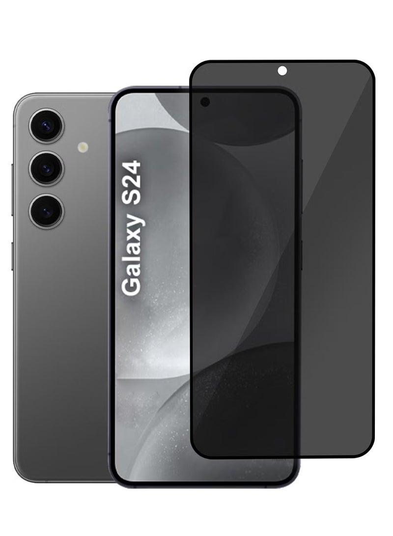 CATANES Privacy Screen Protector for Samsung Galaxy S24 Anti-Bubble, Shock-Proof, High Durability - Image 1
