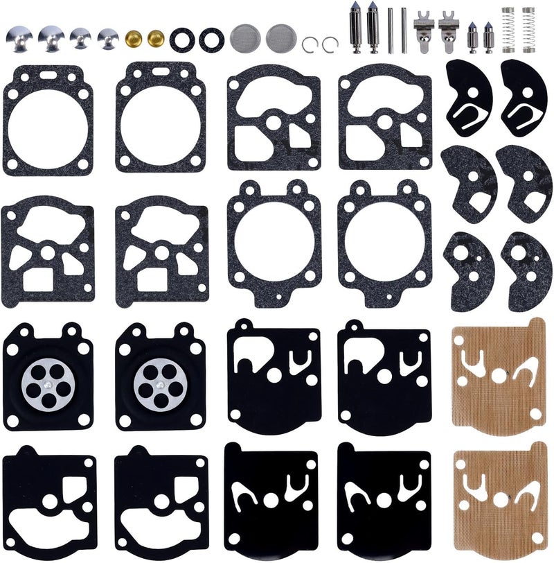 Dalom (Pack of 2) K10-WAT Carburetor Rebuild Kit for WA WT Series 2-Cycle Chainsaw Trimmer Leaf Blower Poulan Craftsman Weedeater Carburetor Diaphragm Gasket Kit - Image 5