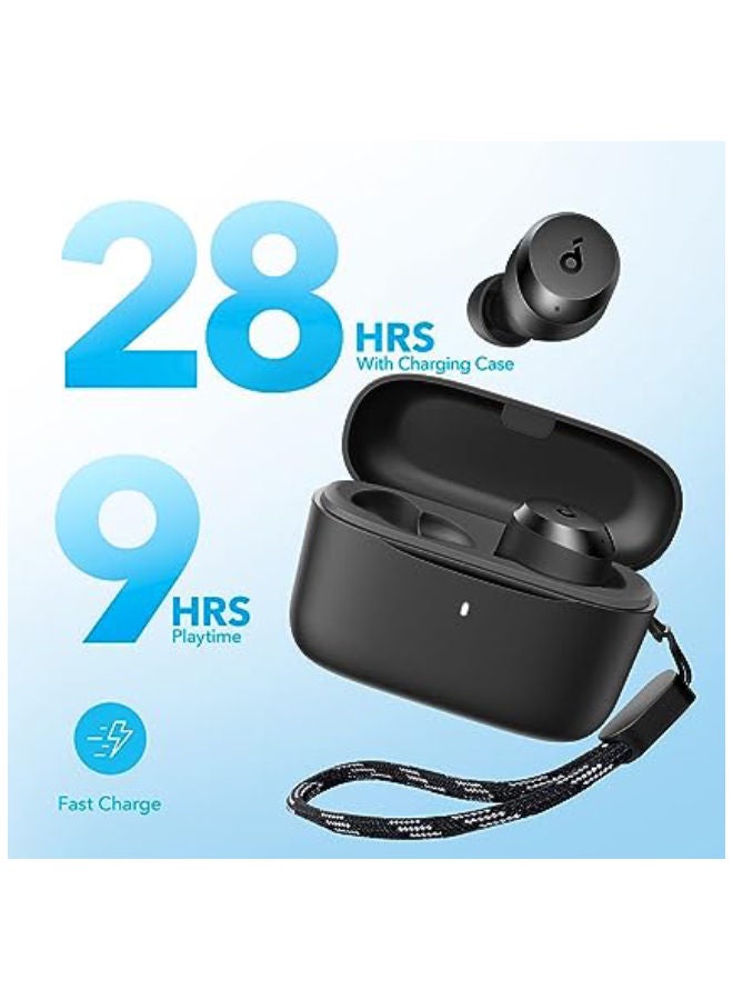 Soundcore A20i True Wireless Earbuds, Bluetooth 5.3, App, Customized Sound, 28H Long Playtime, Water-Resistant, 2 Mics for AI Clear Calls, Single Earbud Mode Black/Gray - Image 4