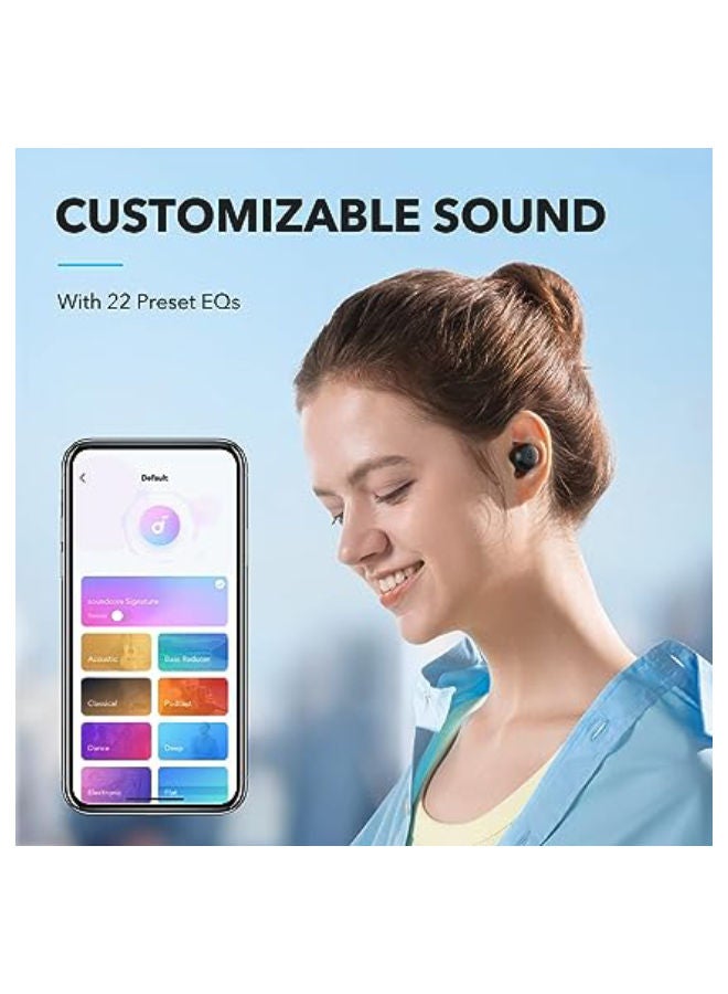 Soundcore A20i True Wireless Earbuds, Bluetooth 5.3, App, Customized Sound, 28H Long Playtime, Water-Resistant, 2 Mics for AI Clear Calls, Single Earbud Mode Black/Gray - Image 2