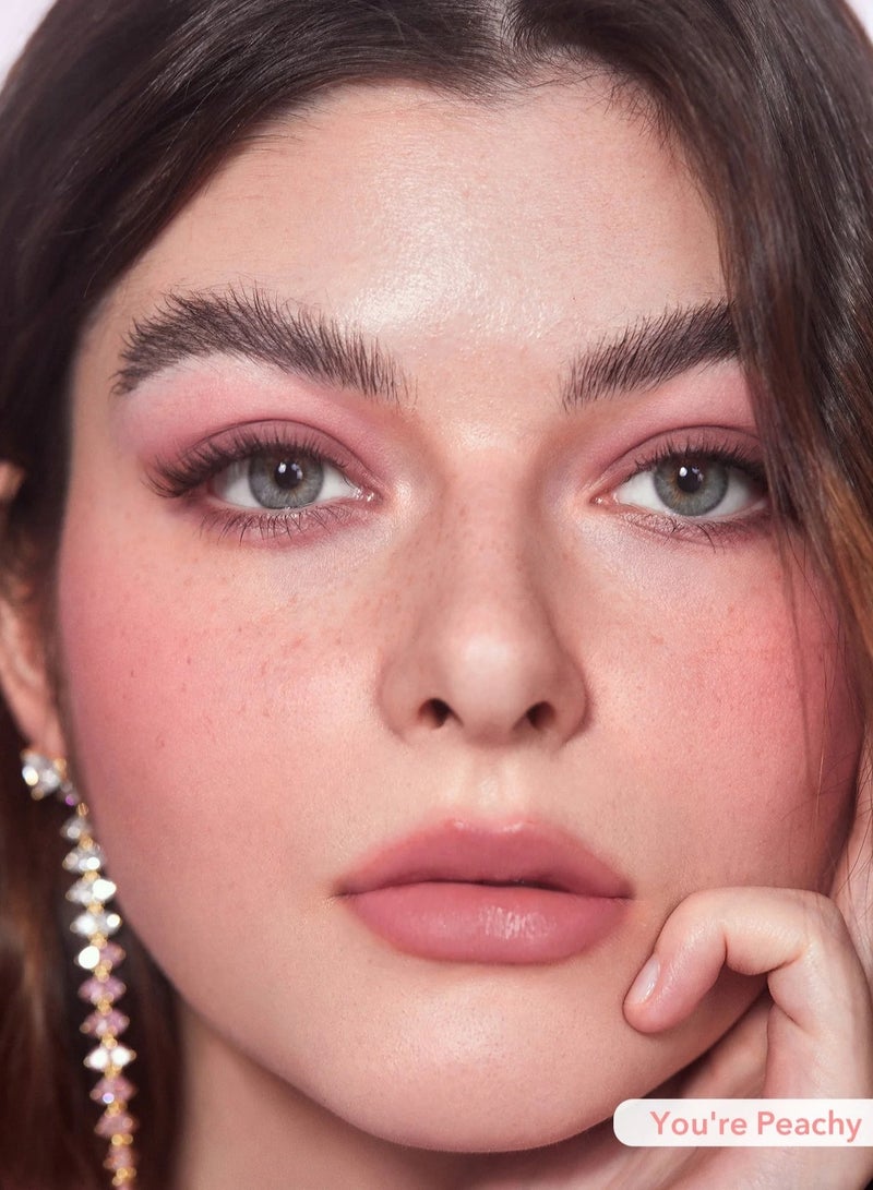 SHEGLAM LOVE DIVE TENDER HEART POWDER BLUSH-YOU'RE PEACHY You’re Peachy - Image 4