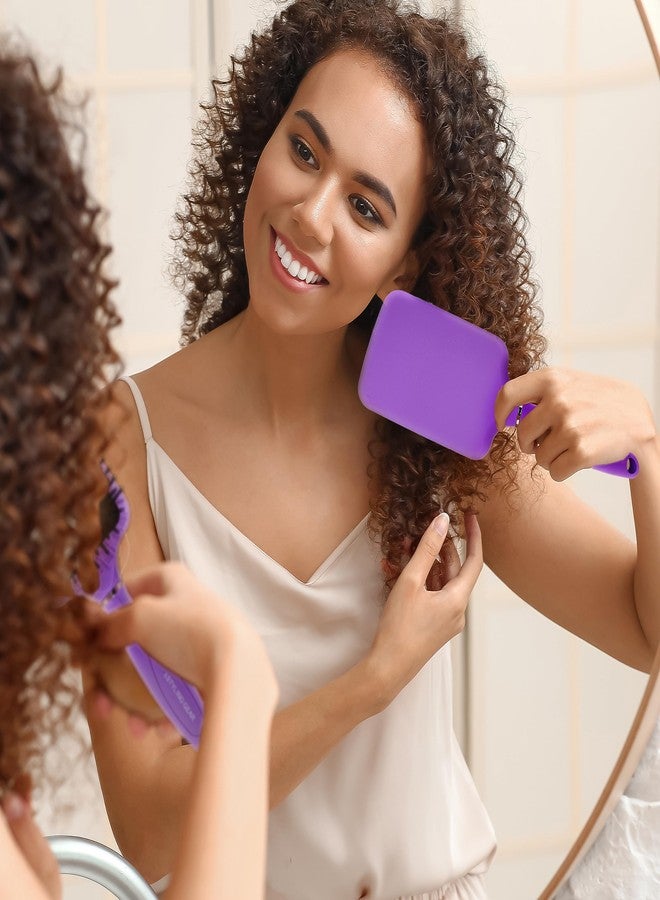 Styling Gear SG104 Women's Paddle Brush Ideal for Curly Hair Hairbrush for Detangling & Styling 1 Piece. (Lavender) - Image 4