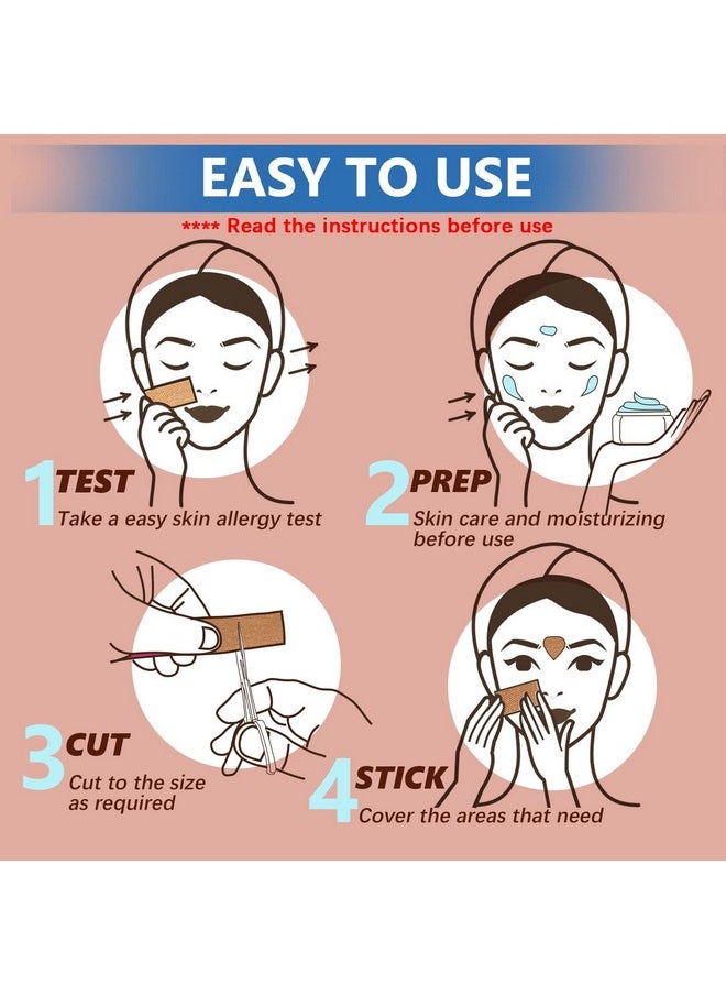 Sfuchin Facial Patches Wrinkle Patches Wrinkle Tape Face Lifting Tape Non Invasive Wrinkle Remover Multifunctional High Elasticity Wrinkle Forehead Eyes Face Neck Wrinkle Treatment 2.5Cm*1000Cm  - Image 5