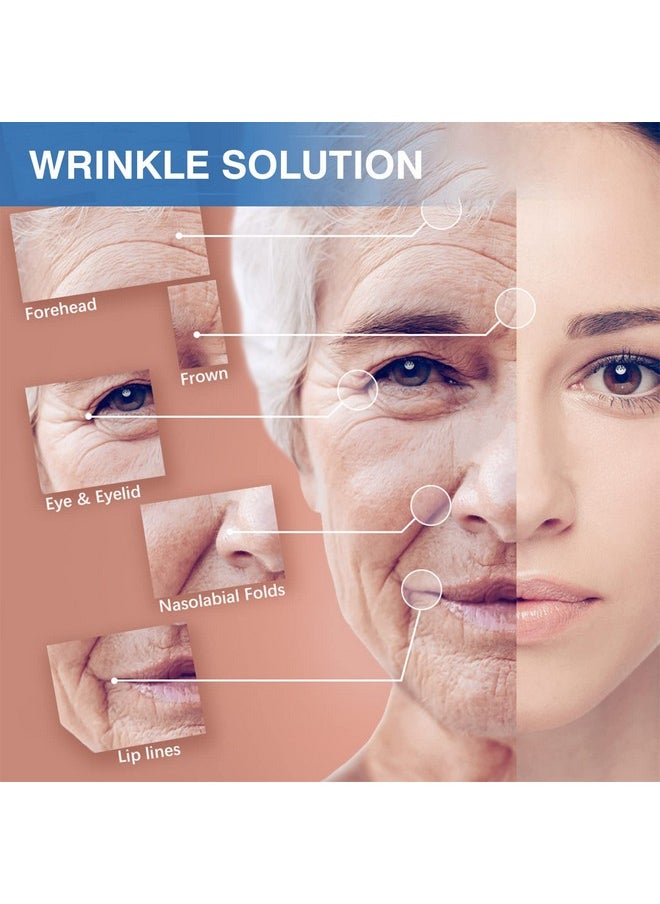 Sfuchin Facial Patches Wrinkle Patches Wrinkle Tape Face Lifting Tape Non Invasive Wrinkle Remover Multifunctional High Elasticity Wrinkle Forehead Eyes Face Neck Wrinkle Treatment 2.5Cm*1000Cm  - Image 4