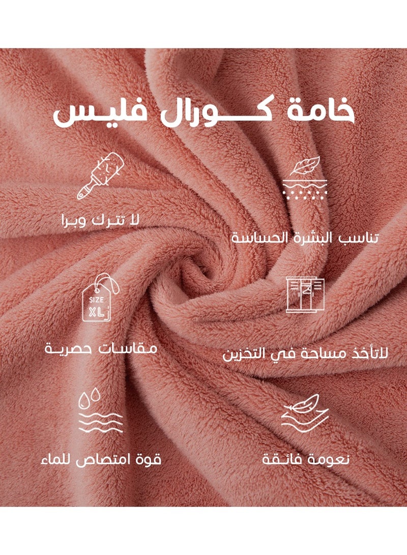 Reefi apricot washbasin Towel (90×50 cm) - Image 3