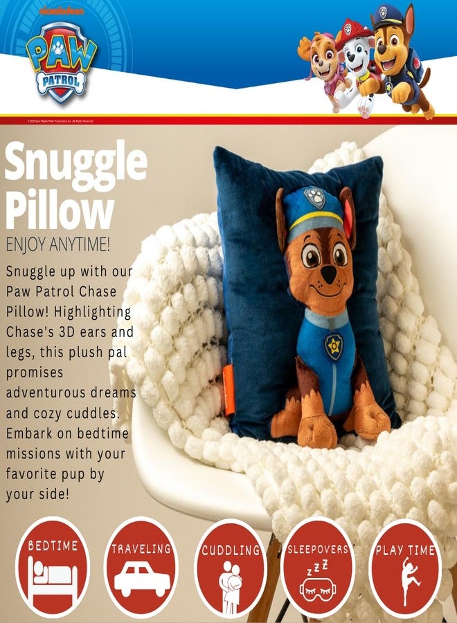 Franco Paw Patrol Chase Kids Super Plush Cozy Snuggle (TM) Pillow (100% Officially Licensed Product) By Franco - Image 2