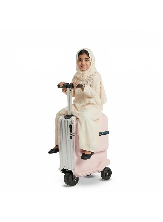 Airwheel SE3MiniT - Electric Luggage Scooter - Pink | Portable Riding Suitcase with Removable Battery, Airwheel Luggage | Official Dealer in UAE - Image 2