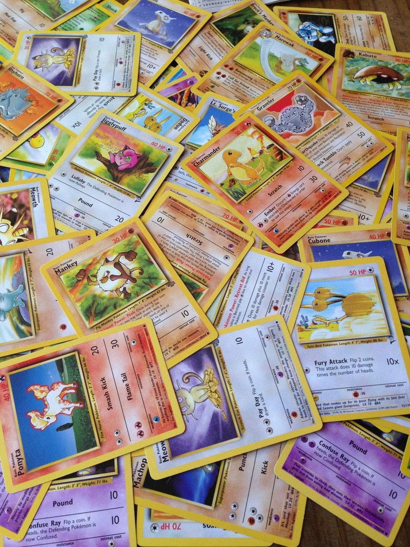 Pokemon Lot 40: 1st Gen Cards (Base, Jungle, Fossil, Team Rocket) - Common & Uncommon - Excellent Condition - Image 2