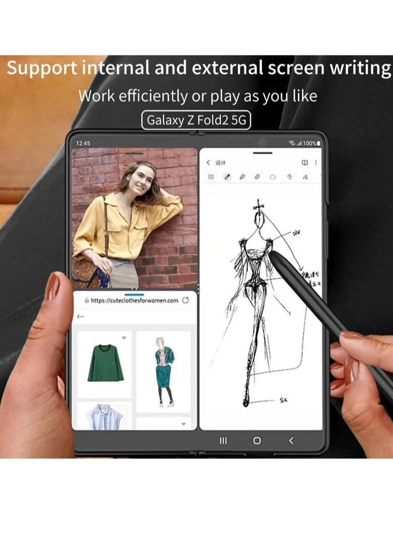 Fold Edition Galaxy Z Fold 4 Pen Replacement for Samsung Galaxy Z fold 4 5G S Pen Stylus +Replacement Tips/Nibs+Card Pin (Black) - Image 4