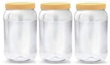 Sunpet Sunpet Plastic Containers - 3000 ml, 3 Pieces, Transparent 