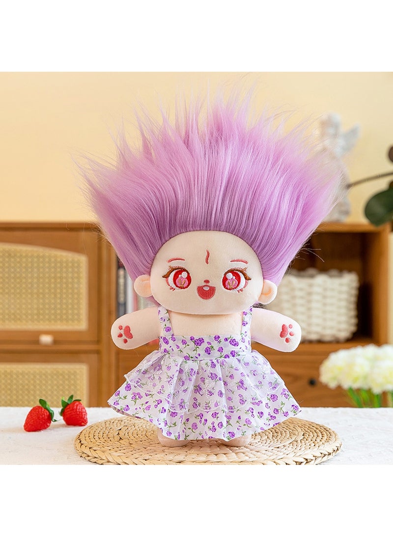 30 CM Cartoon Cute Skirt Little Girl Plush Toy Soft Stuffed Doll For Girls And Boys All Ages Gift (Style A)  - Image 3