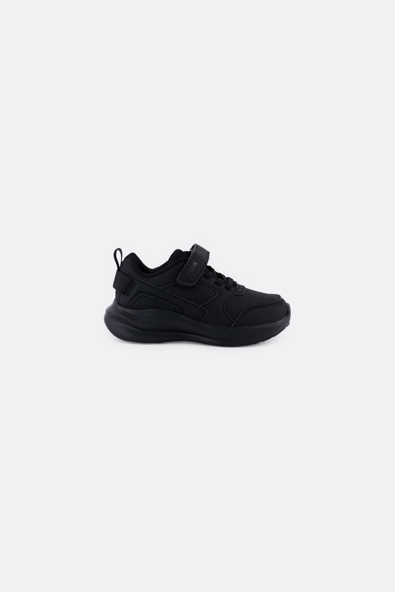 RBX Toddlers Girl Velcro Closure School Shoes, Black - Image 3