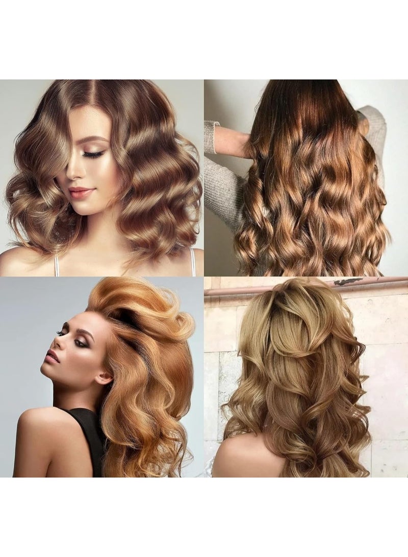 Hair Rollers, 10 Pcs Plastic Snap on Hair Rollers Curlers for Hairdressing Styling Hair Salo - Image 4