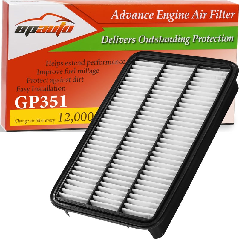 EPAuto GP351 CA7351 Engine Air Filter Replacement for Toyota Avalon Camry Celica Sienna Solara Lexus ES300 RX300 Fits select Models 19922004