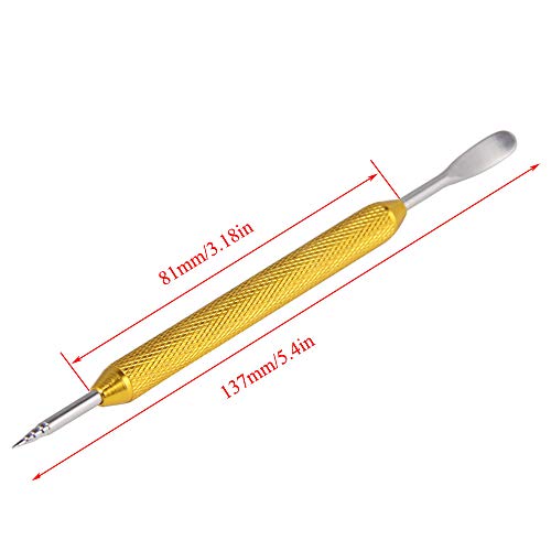 PZRT Coffee Latte Art Pen Stainless Steel Cappuccino Latte Coffee Decorative Art Pen Fancy Cafe Tool, Gold - Image 3