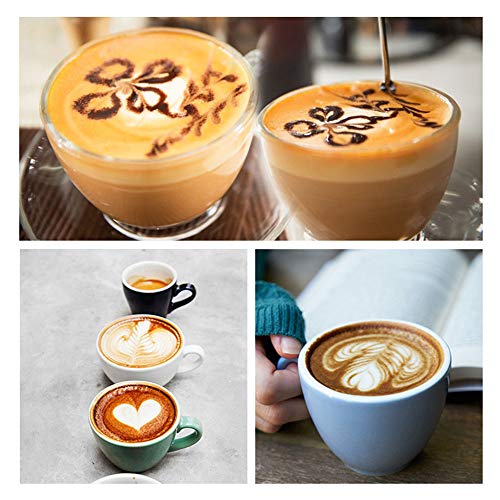 PZRT Coffee Latte Art Pen Stainless Steel Cappuccino Latte Coffee Decorative Art Pen Fancy Cafe Tool, Gold - Image 4