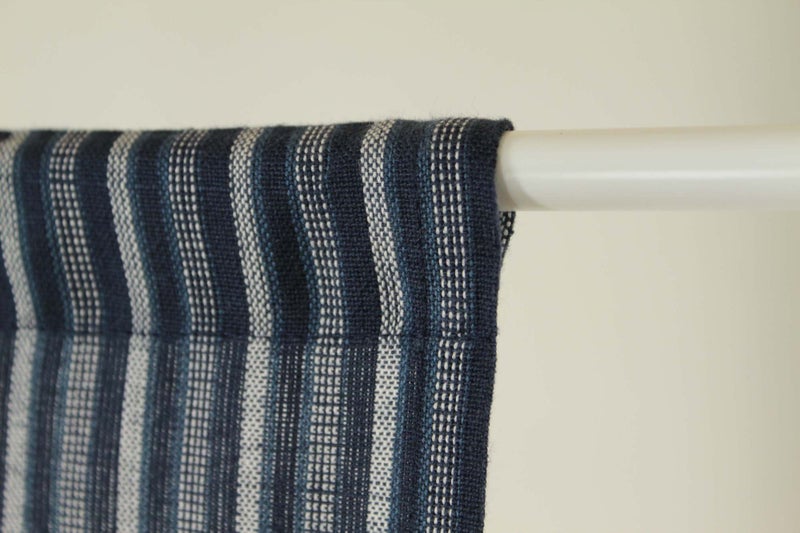 NARUMI é¸£æµ· Narumi Vertical Stripe Navy Blue Cotton Cloth Japanese Noren Long Type Curtain Tapestry,170 x 85 cm - Image 3