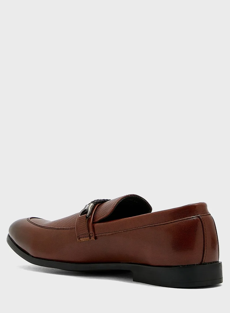 Robert Wood Textured Formal Slip Ons