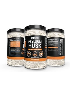 PURE ORIGINAL INGREDIENTS PURE ORIGINAL INGREDIENTS Psyllium Husk (730 Capsules) No Magnesium Or Rice Fillers, Always Pure, Lab Verified  - Image 2