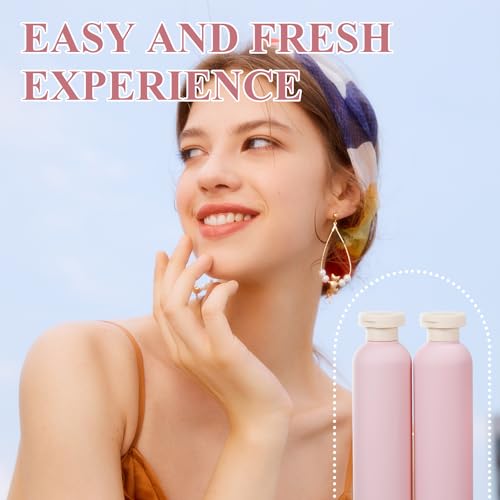 ASEVAT 10 oz Plastic Leak Proof Travel Bottles for Toiletries, Plastic Travel Size Containers, Shampoo and Conditioner Bottles Refillable Squeeze Bottle for Lotion, Body Wash (3Pcs) - Image 5