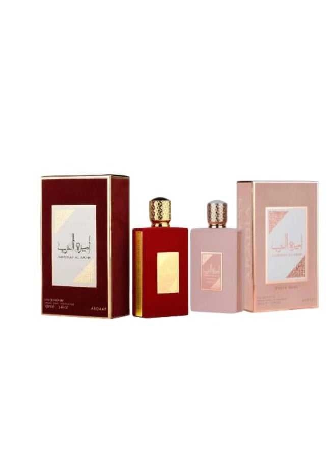 ASDAAF Princess of Arabia and Princess of Arabia Rose Perfume 100ml - 2 pieces