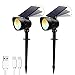 ALUSSO ALUSSO Solar Spot Lights Outdoor, Solar led Landscape Lights IP65 Waterproof, Solar Pathway Lights with 3 Lighting  - Image 2