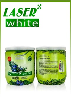 LASER WHITE Rosemary Body And Face Scrubbing And Exfoliating Cream 500 gr  - Image 1