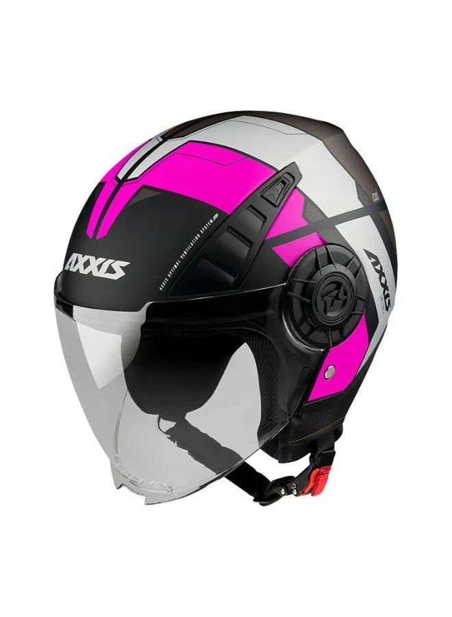 AXXIS HELMET AXXIS OF513B METRO S DUO GB GLOSS PINK XS - Image 3