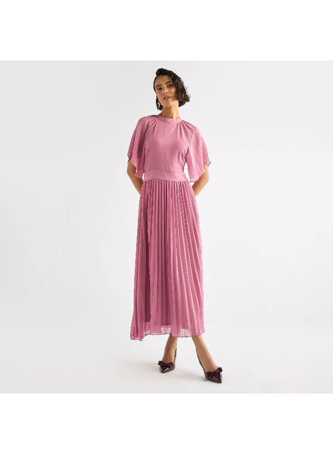 Splash FAV Pleated Chiffon Dress