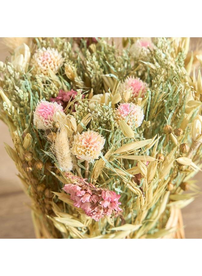 Home Box Flower Arrangement In Bamboo Basket 15 Cm  - Image 2