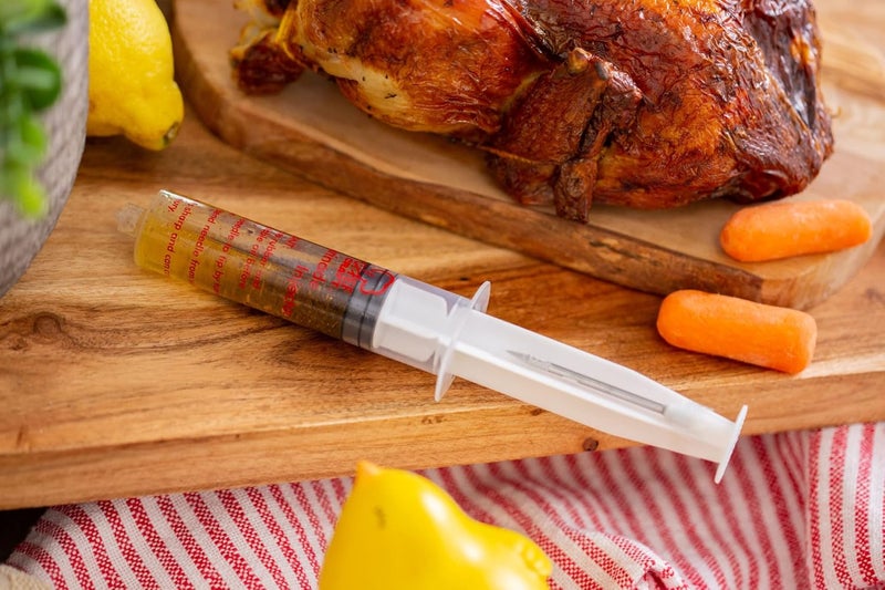 Chef Craft Select Plastic with Stainless Steel Needle Marinade Injector, 5 inch in length 1 ounce capacity+ Clear - Image 2