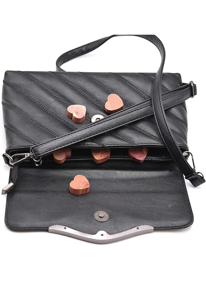 erorex Cedar Chips Cedar Sachets Bags For Closets And Drawers Cedar Blocks For Clothes Storage Cedar Wood Blocks Hanger For Closets And Drawers Scented Clothing Bag Fresheners 30 Pcs With 5 Bags - Image 3