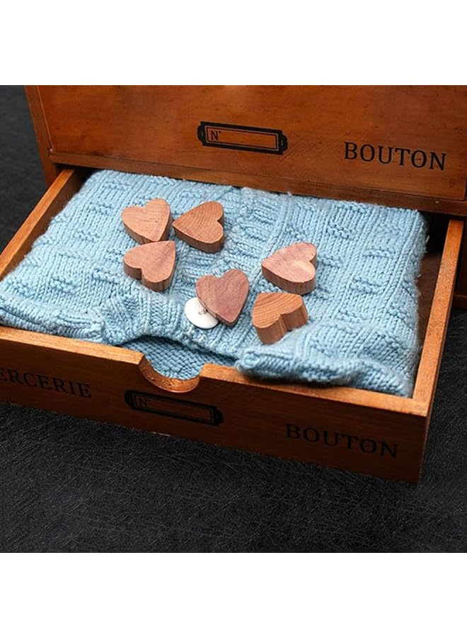 erorex Cedar Chips Cedar Sachets Bags For Closets And Drawers Cedar Blocks For Clothes Storage Cedar Wood Blocks Hanger For Closets And Drawers Scented Clothing Bag Fresheners 30 Pcs With 5 Bags - Image 5