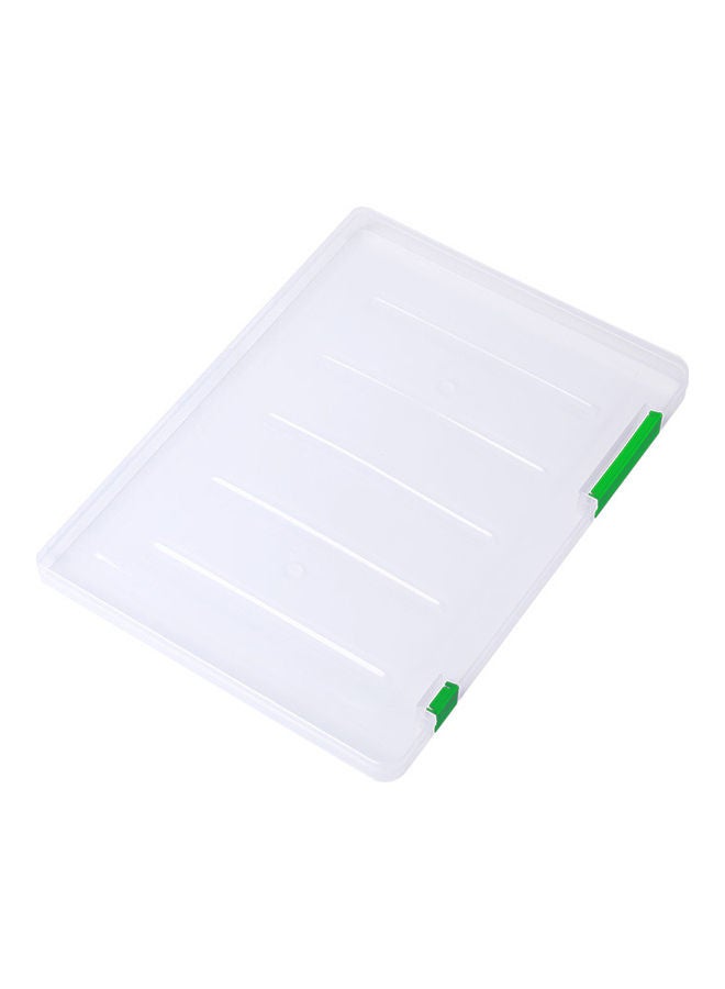 نيبمينينت حافظة بلاستيكية شفافة لحفظ المستندات مناسبة للمجلات أخضر