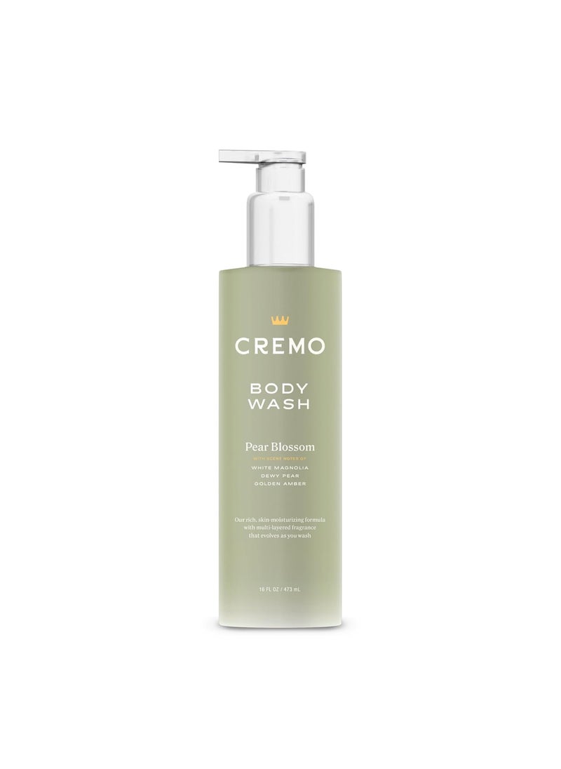 cremo - Cremo Skin Moisturizing Pear Blossom Womens Body Wash Notes of Delicate Petals of Pear Blossoms16 Fl Oz - Image 1