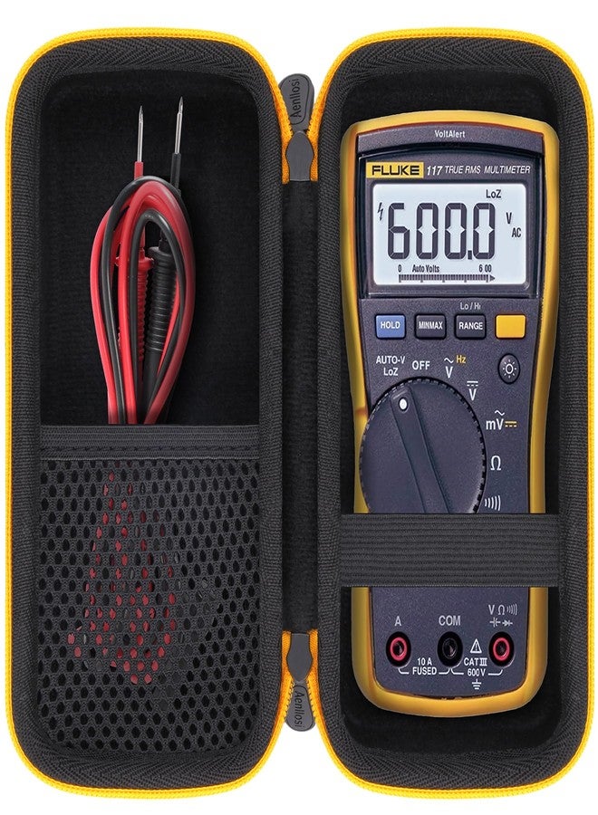 Aenllosi for Fluke 117/116/115/114/113 Digital Multimeter Hard Case, Fluke Volt Meter Organizer (Case Only) - Image 1