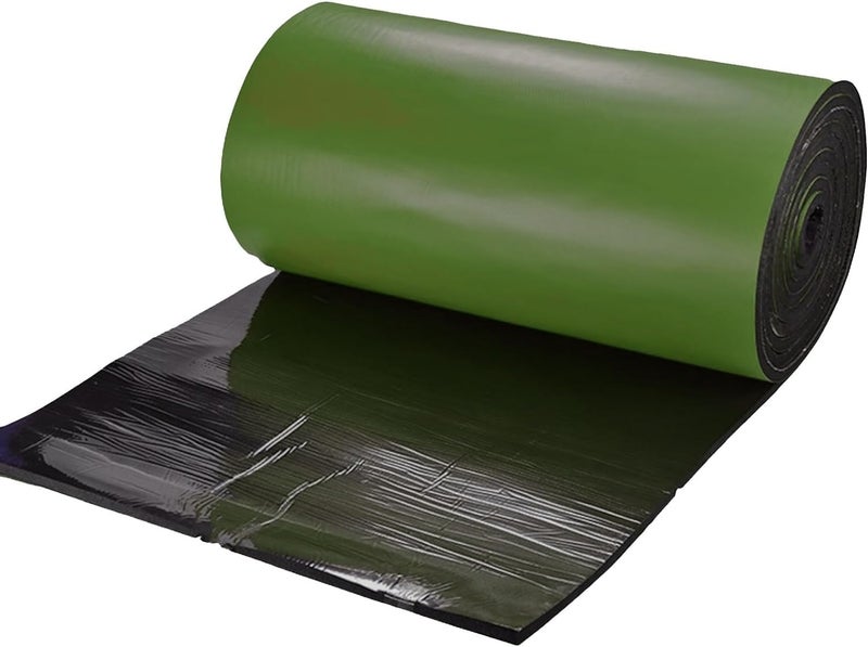 MekUk Garage Wall Protector Car Door Protector Bumper Body Guard, Self Adhesive Rubber Foam Wall Padding, Proofing Car Door Wall Protector Collision for Parking Garages(Green,10m) - Image 1