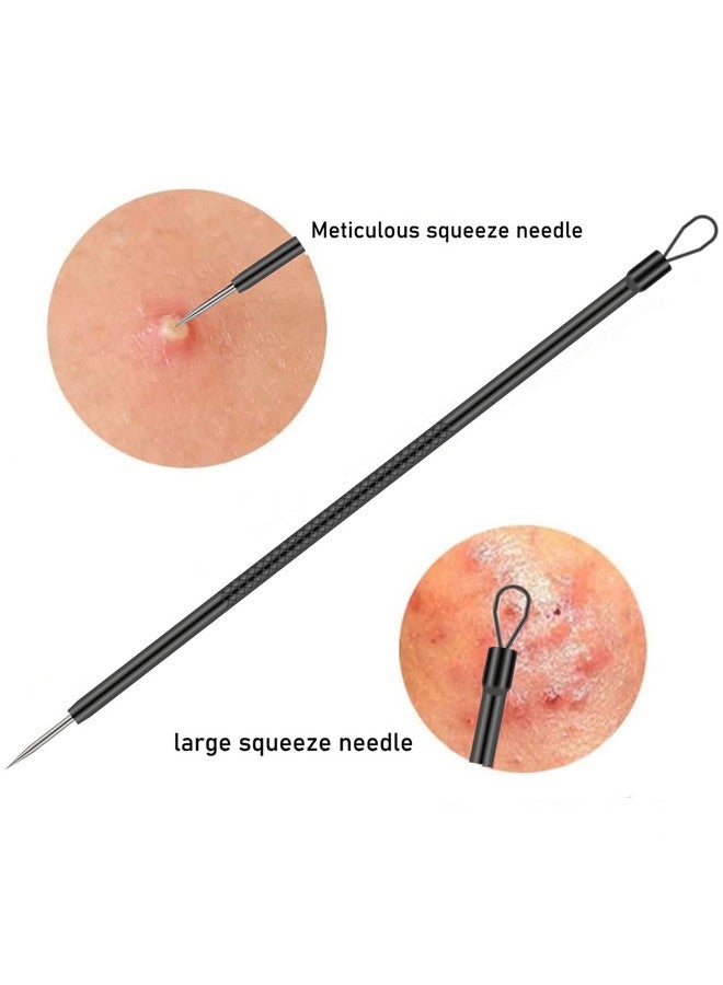 TULOBI Blackhead Remover Pimple Popper Tool Kit 4 Pcs Acne Comedone Zit Blackhead Extractor Tool For Nose Facestainless Steel Whitehead Popping Removal Tool Set - Image 5