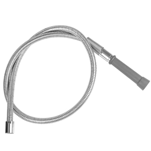TNROTED 60 Inch Pre Rinse Spray Hose with Heat Resistant Handle Replacement B0044 for TS Brass 142 GPM Commercial Sink Sprayer Hose for Restaurant Kitchen Sink Faucet - Image 1