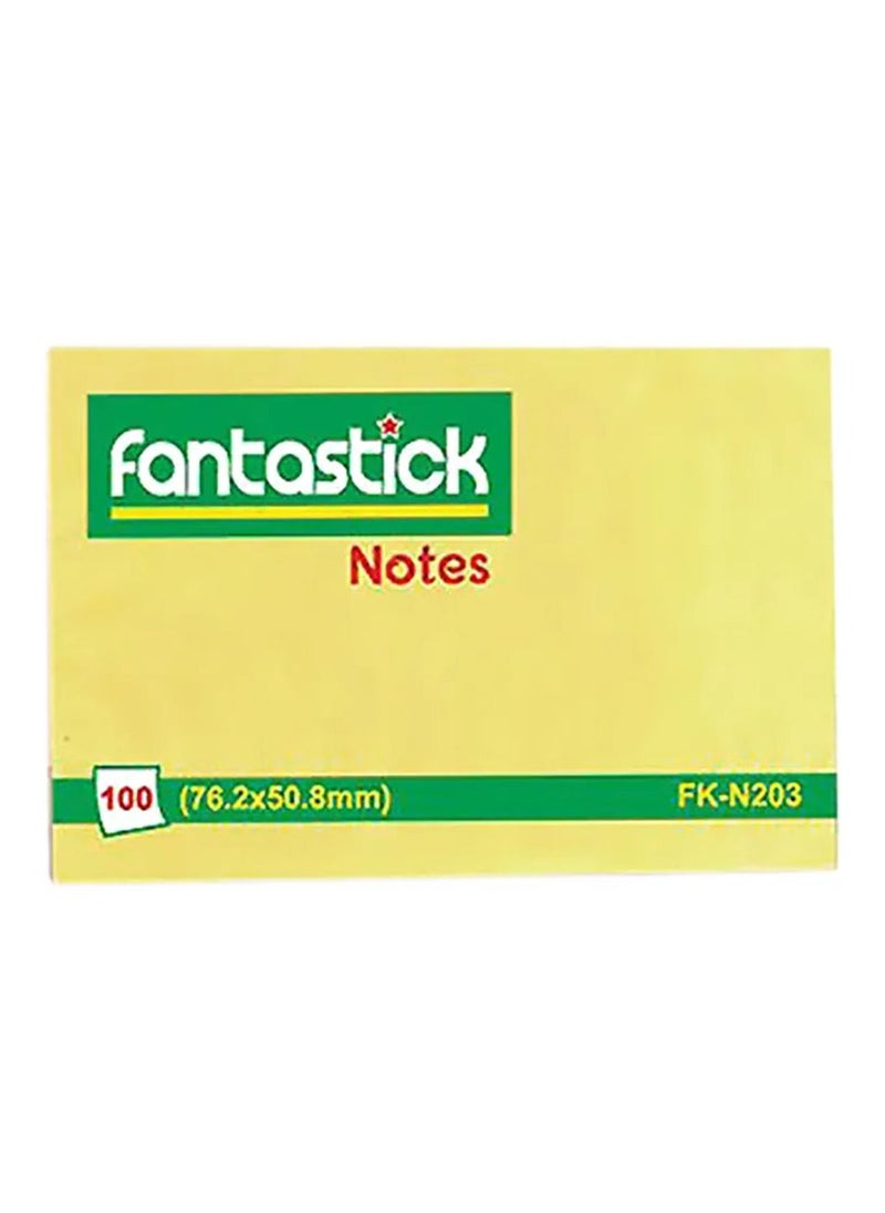 Fantastick 6-Piece Sticky Notes 2x3 Inch Size Yellow  - Image 2