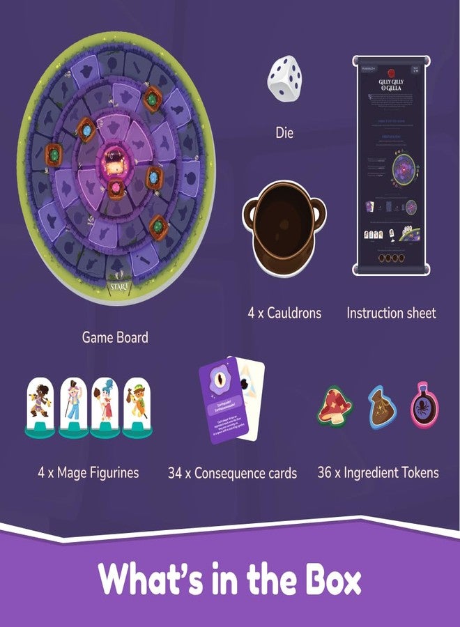 Bloomingo Gilly Gilly O Gella Learning Board Game – Magical Adventure Treasure Hunt | Fun Gift for Kids & Families | Develop Critical Thinking, Strategic Planning & Problem-Solving Skills | Ages 6+ - Image 2