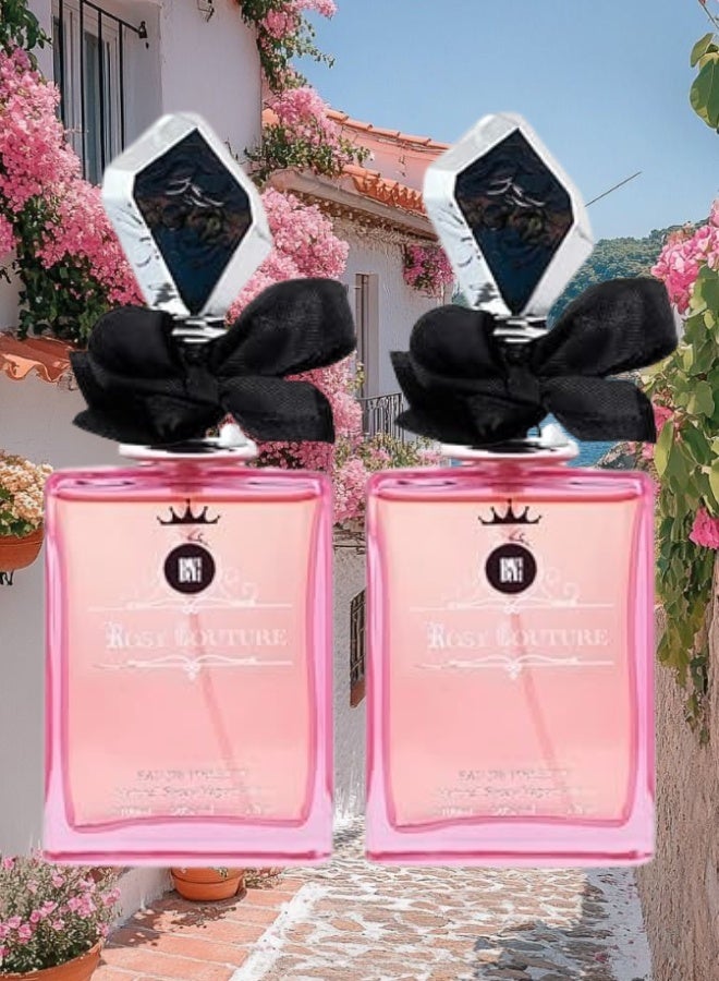 Bn Parfum 2 Pieces Rosy Couture Perfume 100ML - Image 1