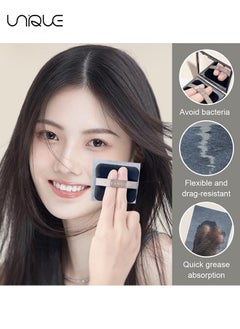 Unique 700 Pcs Facial Oil Blotting Paper - Facial Fragrance Blotting Paper - With Puff Mirror Face Blotting Paper - Oily Skin Care Blotting Paper - Men and Women - Suitable for All Skin Types - Portable  - Image 5